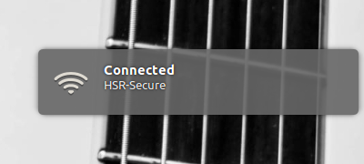 Wifi-Netzwerk eduroam Connected